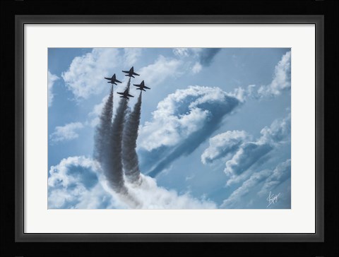 Framed Making Clouds Print