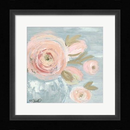 Framed Joyful Blooms Print