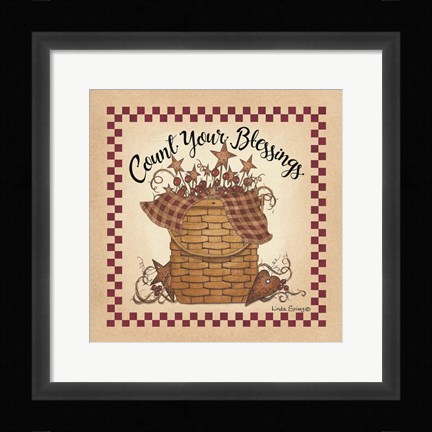 Framed Count Your Blessings Print
