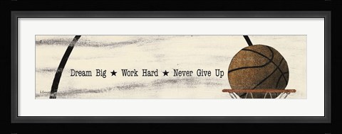 Framed Basketball - Dream Print