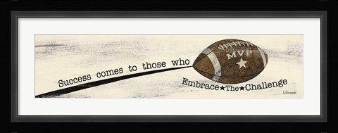 Framed Football - Challenge Print