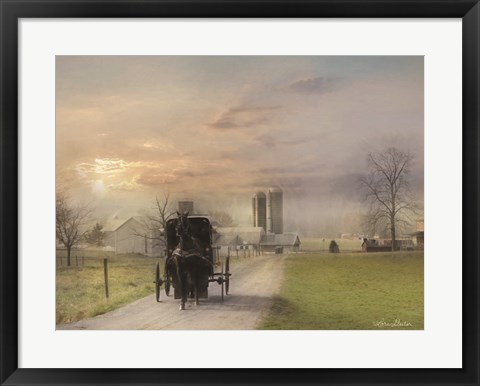 Framed Morning Exercise Print