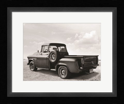 Framed Chevy Truck Print