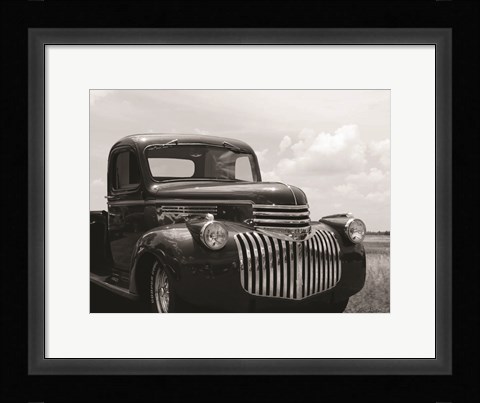 Framed Restored Chevy Truck Print