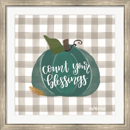 Framed Count Your Blessing Print