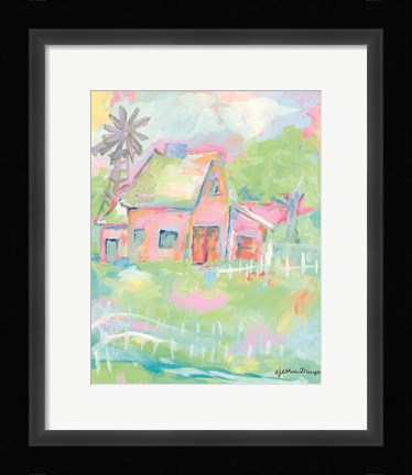 Framed Sherbet House Print