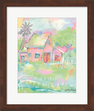 Framed Sherbet House Print