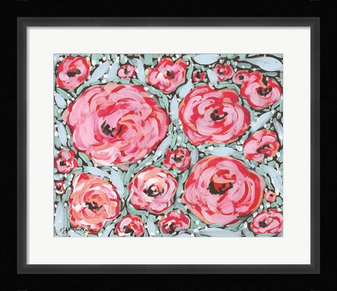 Framed Rose Party Print