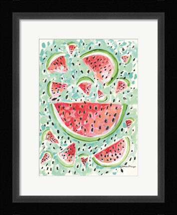 Framed Watermelon Weather Print