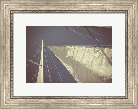 Framed Sailing a Line Print