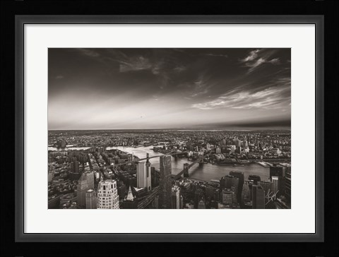 Framed Peace Above Print