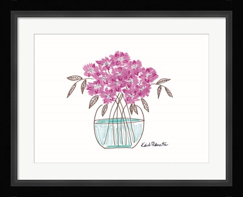 Framed Flower for Brooke Print