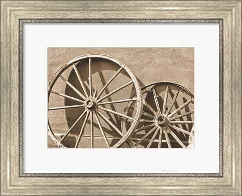 Framed Like a Wagon Wheel Print