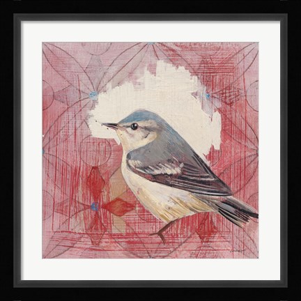 Framed Cerulean Warbler Print