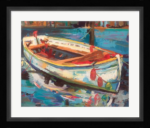 Framed Solo Boat Print
