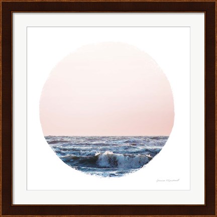 Framed Coastal Colors II Print