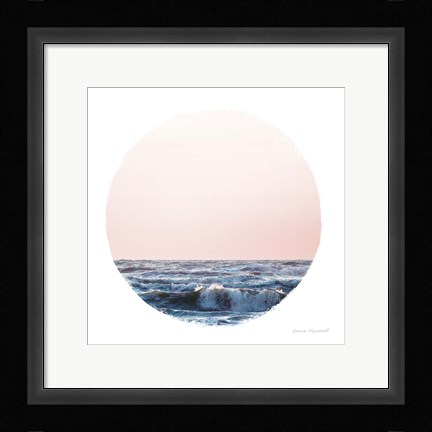 Framed Coastal Colors II Print