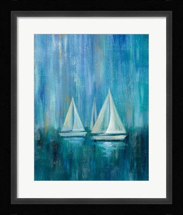 Framed Sailboat Simplicity II Print