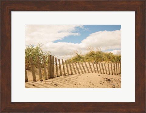 Framed Beach Dunes I Print