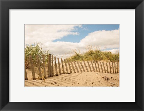 Framed Beach Dunes I Print