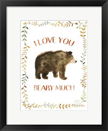 Framed Woodland Whimsy VII Print