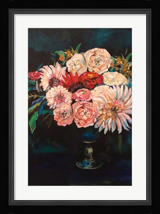 Framed Newport Bouquet v2 Print