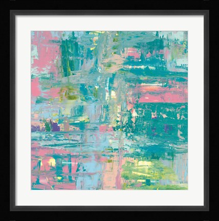 Framed Islands Abstract II Print