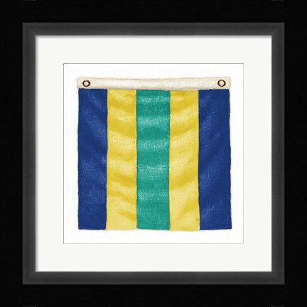 Framed Nautique XIV Print