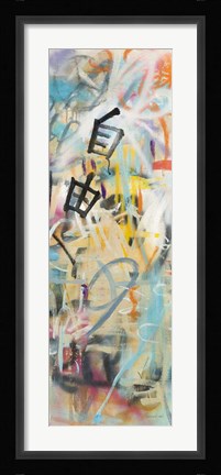 Framed Graffiti Freedom Panel II Print