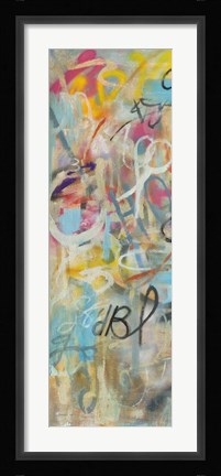 Framed Graffiti Freedom Panel I Print