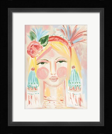 Framed Fresh Face II Neutral Print
