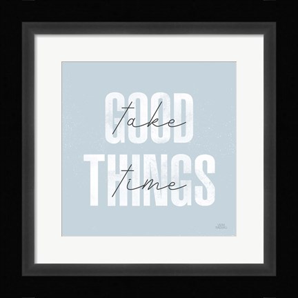 Framed Morning Affirmations III Print