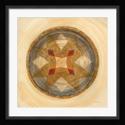 Framed Woven Beauty III Print