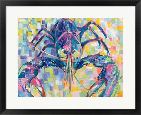 Framed Lilly Lobster II Print