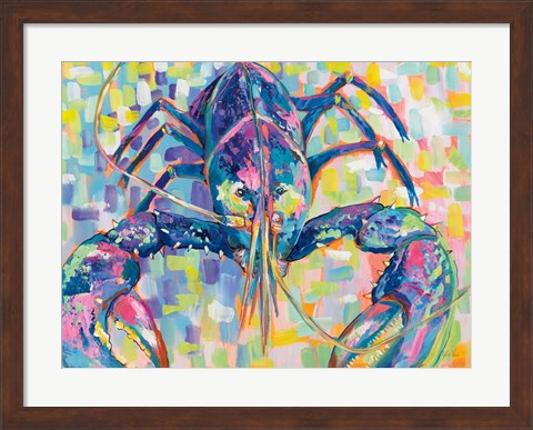 Framed Lilly Lobster II Print