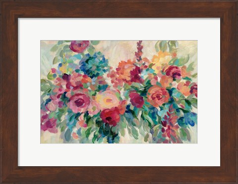 Framed Flower Market Print