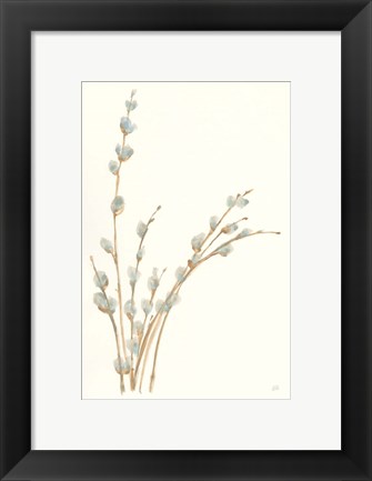 Framed Pussy Willows III Print