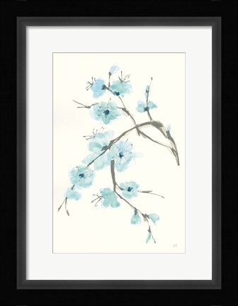 Framed Tinted Branch II Print