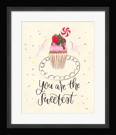 Framed Sweet Life III Light Print