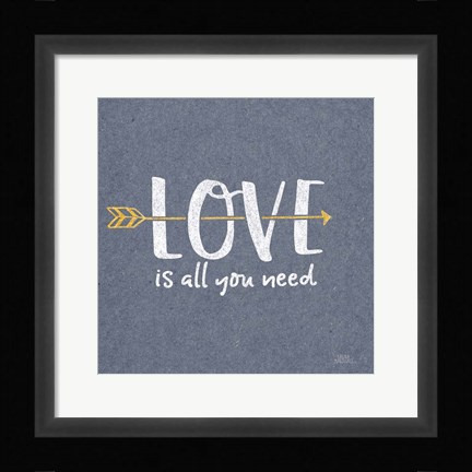 Framed Lovestruck V Sq Print
