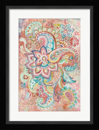 Framed Paisley Galore Print