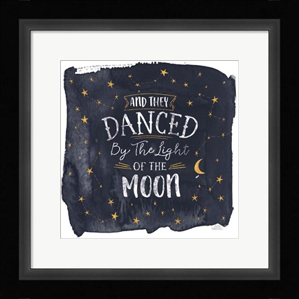 Framed Celestial Love II Sq Print