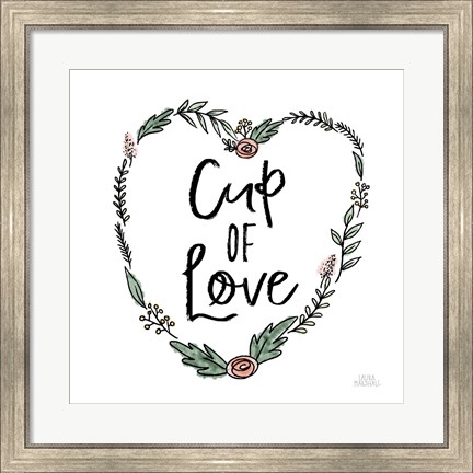 Framed Cup of Love Print