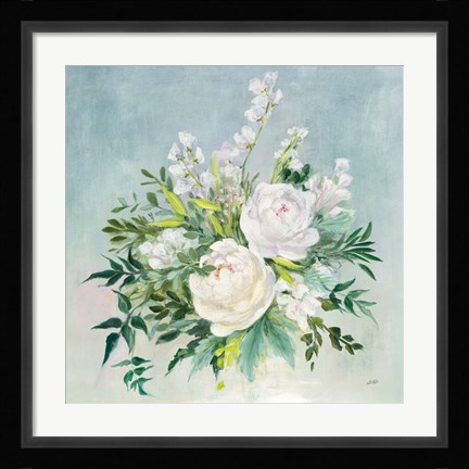 Framed Bridal Bouquet Print