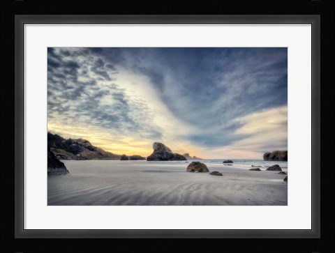 Framed Low Tide Print