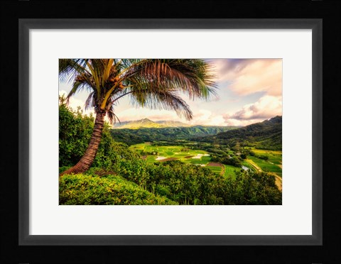 Framed Morning in Paradise Print
