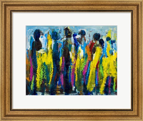 Framed Busy Streets Print