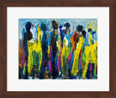 Framed Busy Streets Print