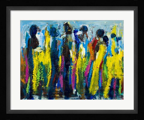 Framed Busy Streets Print