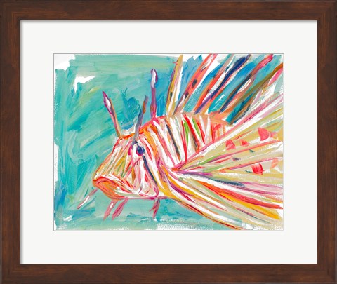 Framed Colorful Fish Print